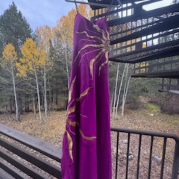 Magenta Evening Dress Celestial / Golden Sun - Picture 3 of 5